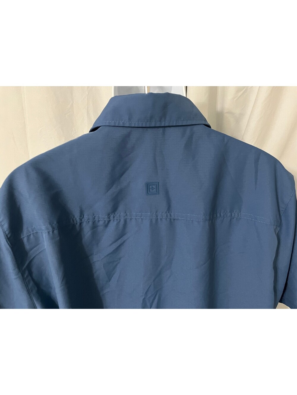 5.11 Tactical Gear Men's Solid Blue Moisture Wicking s/s Shirt Large L